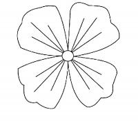 Четырехлистный цветок 