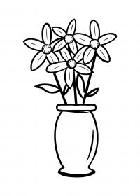 Цветы в вазе 